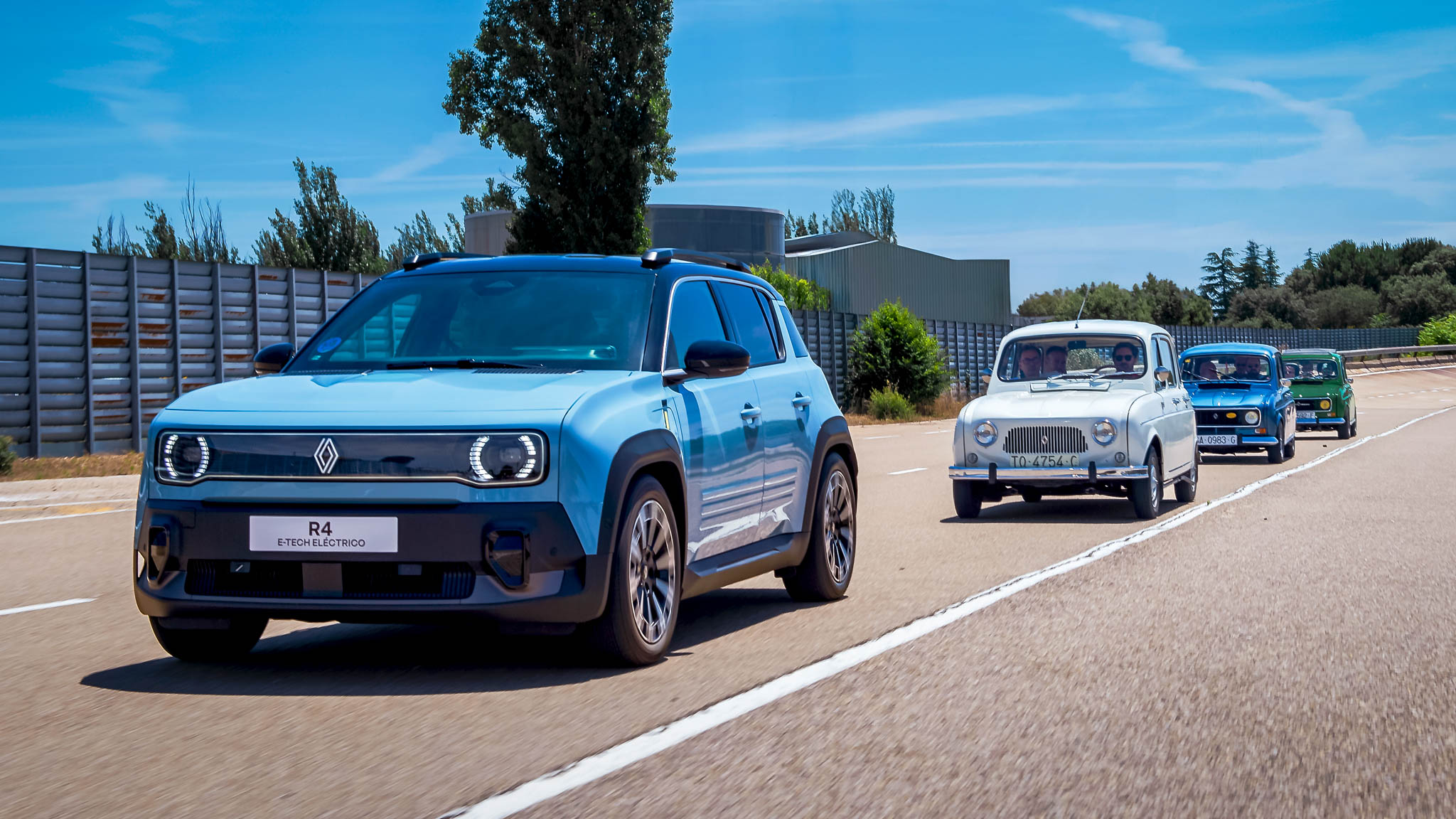 Renault 4 actual y antiguos