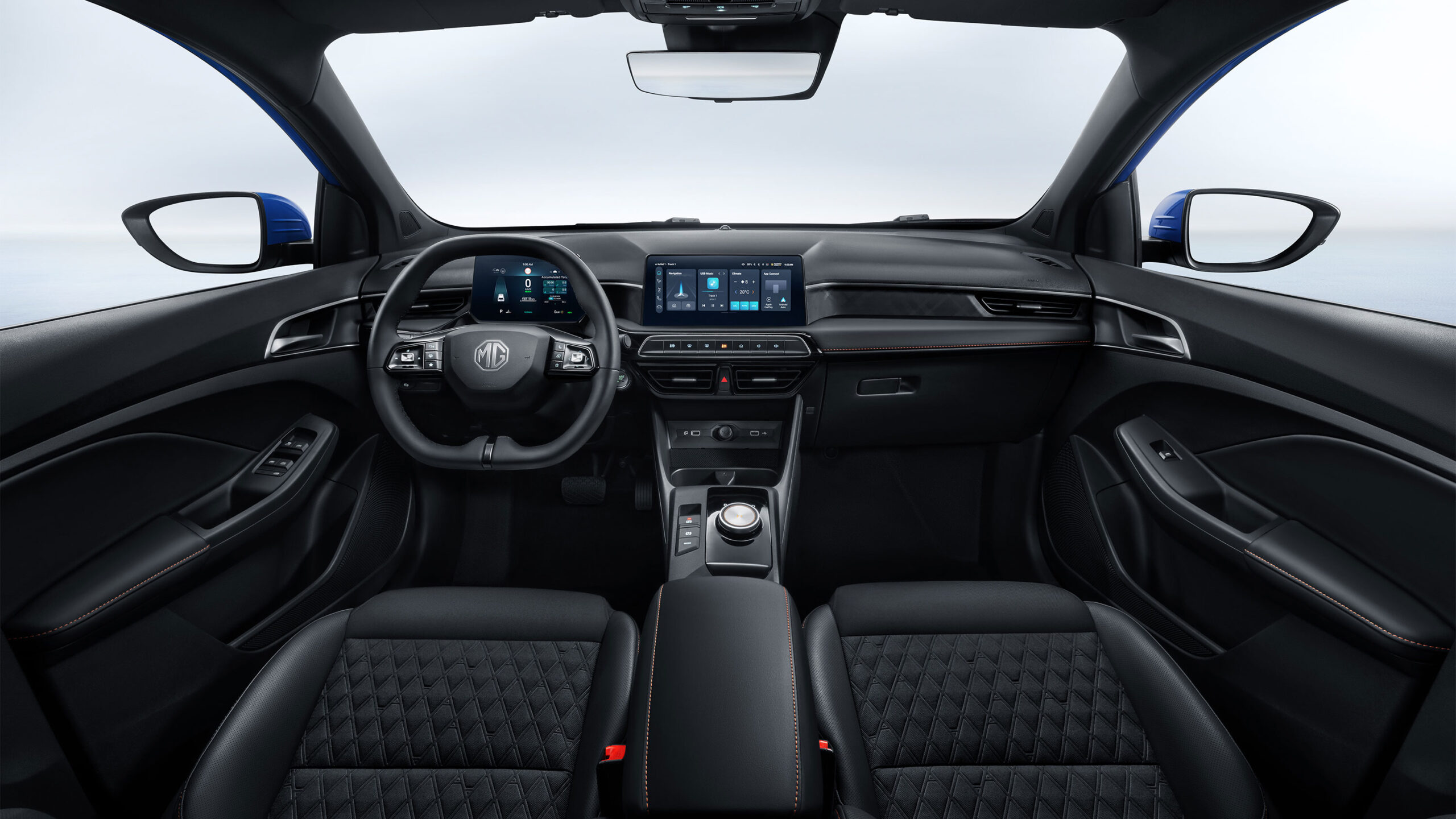 El interior del MG3 Hybrid +