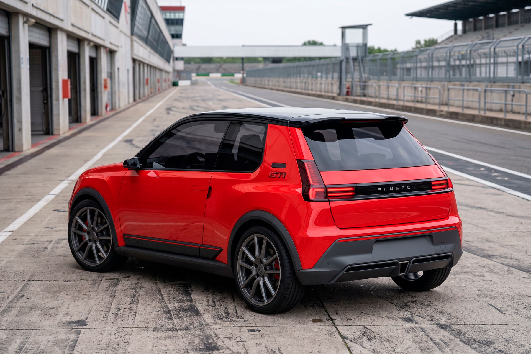 Peugeot e-205 GTi render 2026