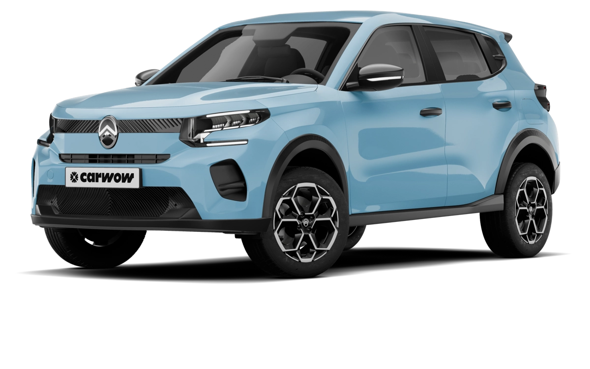 Citroën C3 de la generación actual visto de frente y en tres cuartos