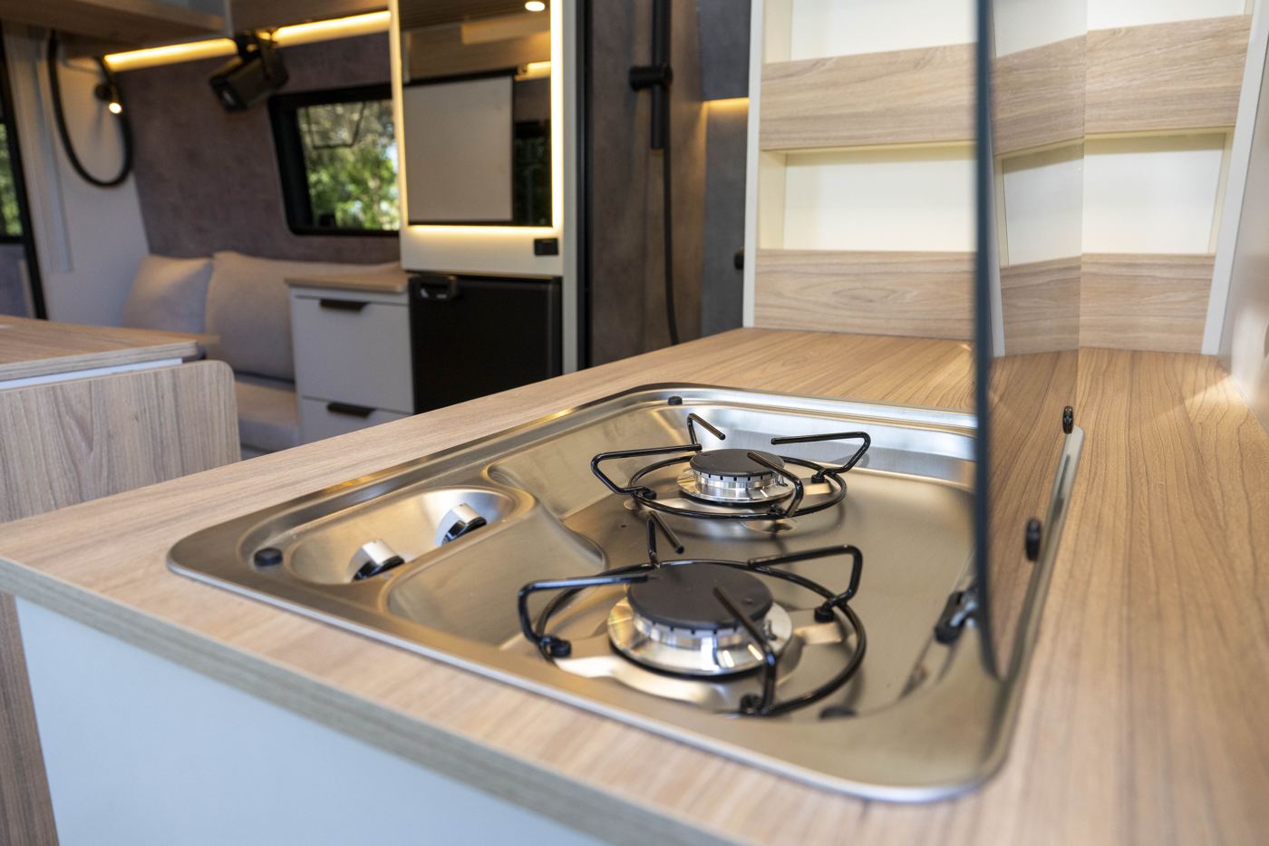 Fiat Ducato Nomade Nation Space: placa de gas.