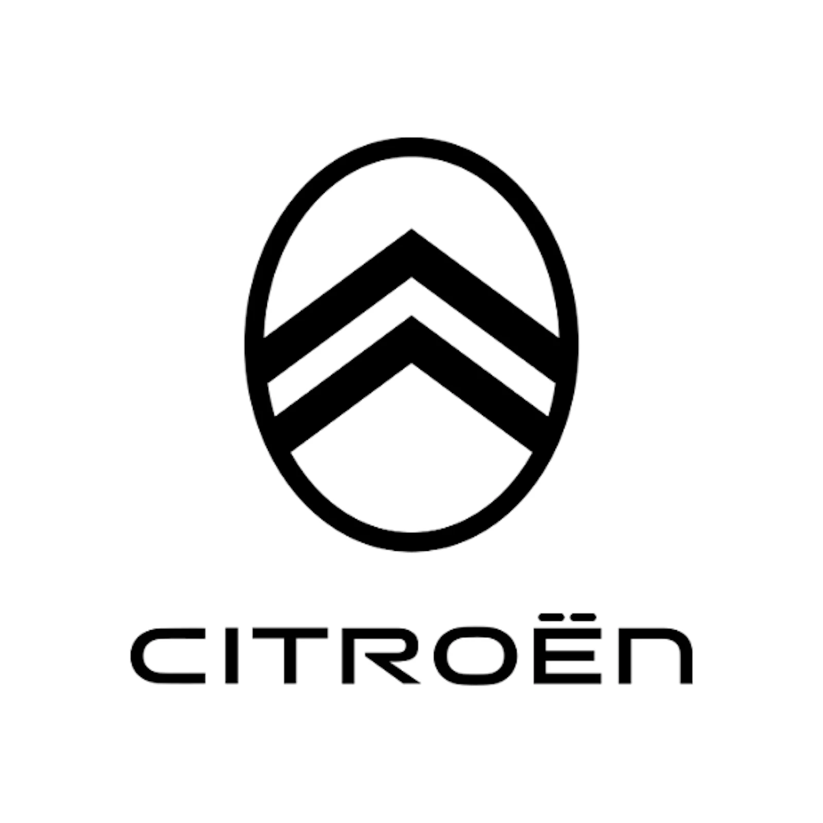 Logo de Citroën Logo de Citroën: dos chevrones dentro de un óvalo