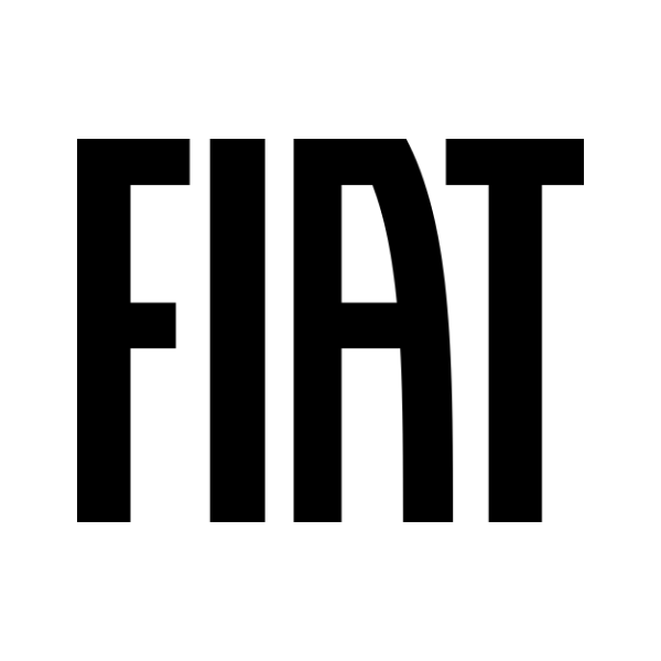 Logo de Fiat: las letras FIAT en mayúsculas