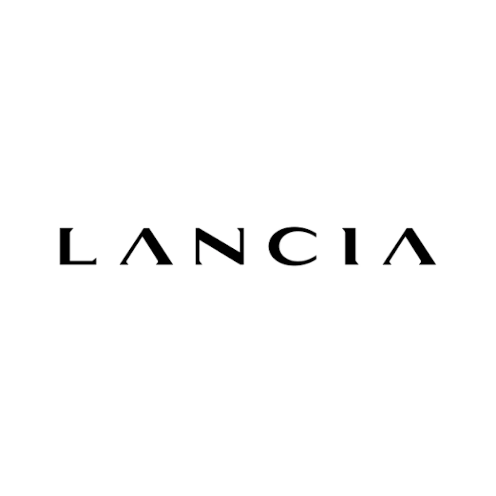 Logo de Lancia Logo de Lancia: un emblema redondo y el nombre en letras finas