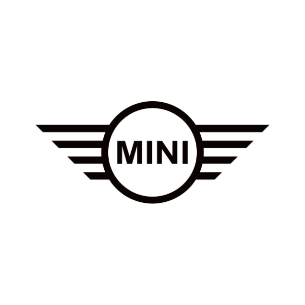 Logo de Mini: la palabra MINI en un círculo con alas