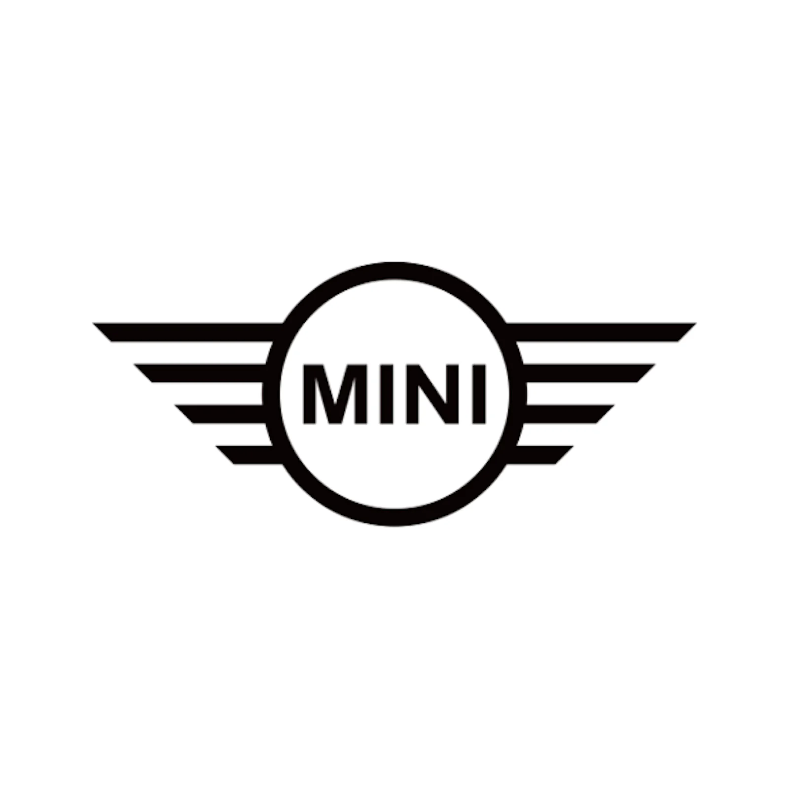Logo de Mini Logo de Mini: la palabra MINI en un círculo con alas