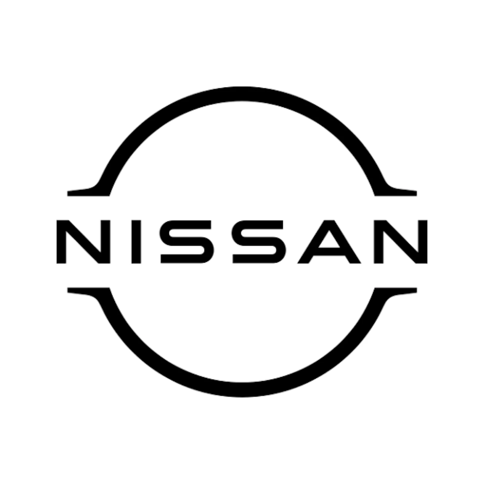 Logo de Nissan Logo de Nissan: el nombre NISSAN cruzando un círculo abierto