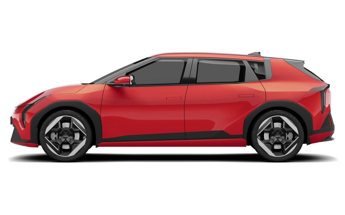 KIA EV4 de perfil, oferta de coche nuevo en Carwow