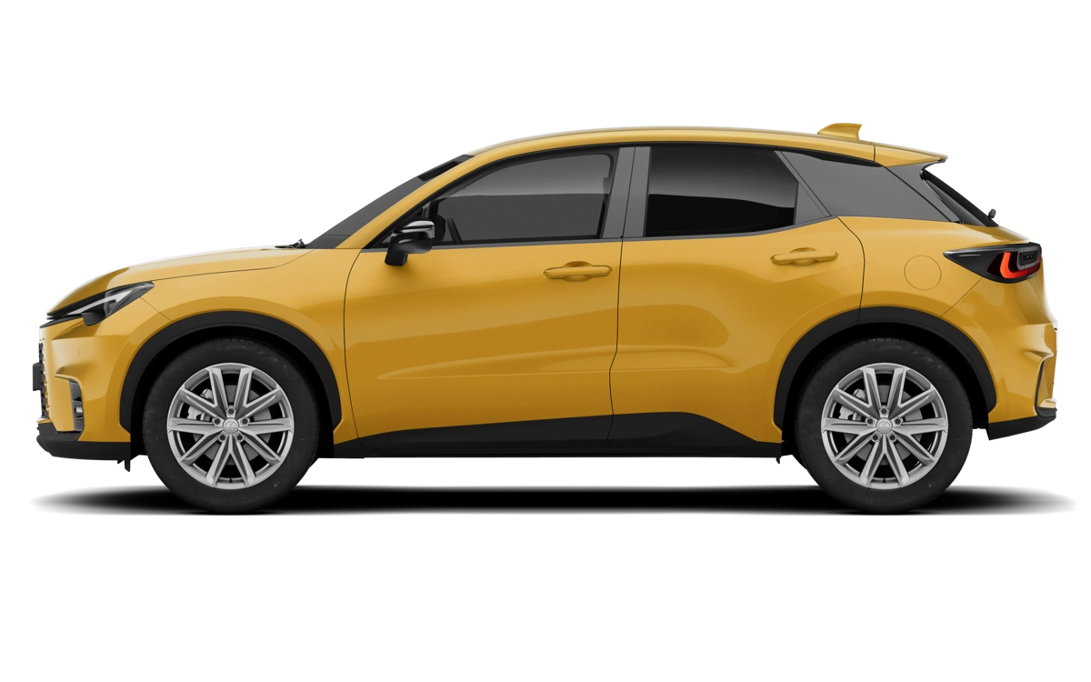 Lexus LBX de perfil, oferta de coche nuevo en Carwow