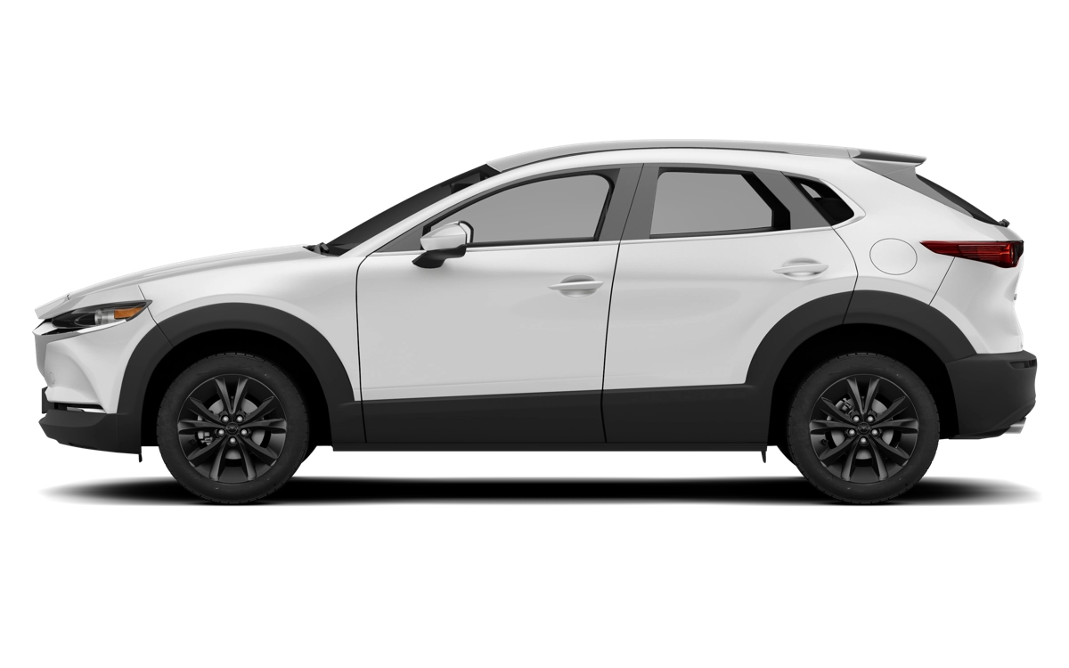 Mazda CX-30 de perfil, oferta de coche nuevo en Carwow