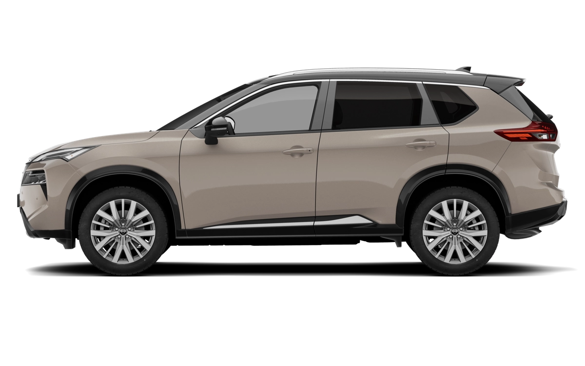 Nissan X-Trail de perfil, oferta de coche nuevo en Carwow