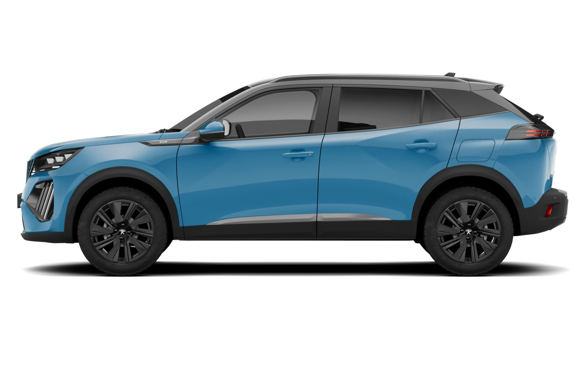 Peugeot 2008 de perfil, oferta de coche nuevo en Carwow